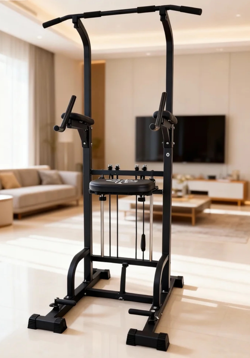 Pull Up Bar Grip - 파워 타워 풀업 딥스테이션 450LBS 홈짐