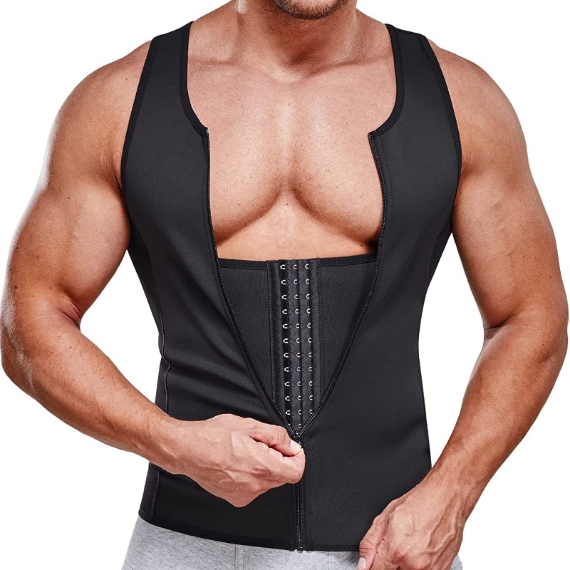 Crossfit Weight Vest - Qtree 남성용 슬리밍 사우나 탱크 탑,