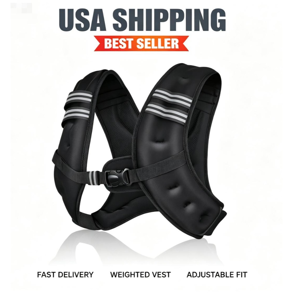 Crossfit Weight Vest - 피트니스 웨이트 조끼, 철제 펠릿으로 사전