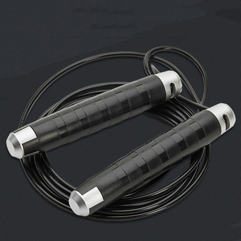 블랙 스틸 케이블 줄넘기 베어링 시스템 인체공학적 손잡 - Jump Rope Speed Bearing 리뷰 및 가격