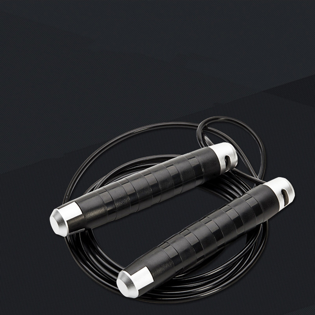 블랙 스틸 케이블 줄넘기 베어링 시스템 인체공학적 손잡 - Jump Rope Speed Bearing 리뷰 및 가격