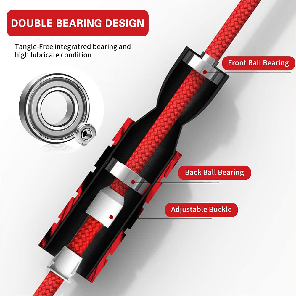 크로스 핏 스키핑 로프, 스피드 점프 로프, 피트니스  - Jump Rope Speed Bearing 리뷰 및 가격