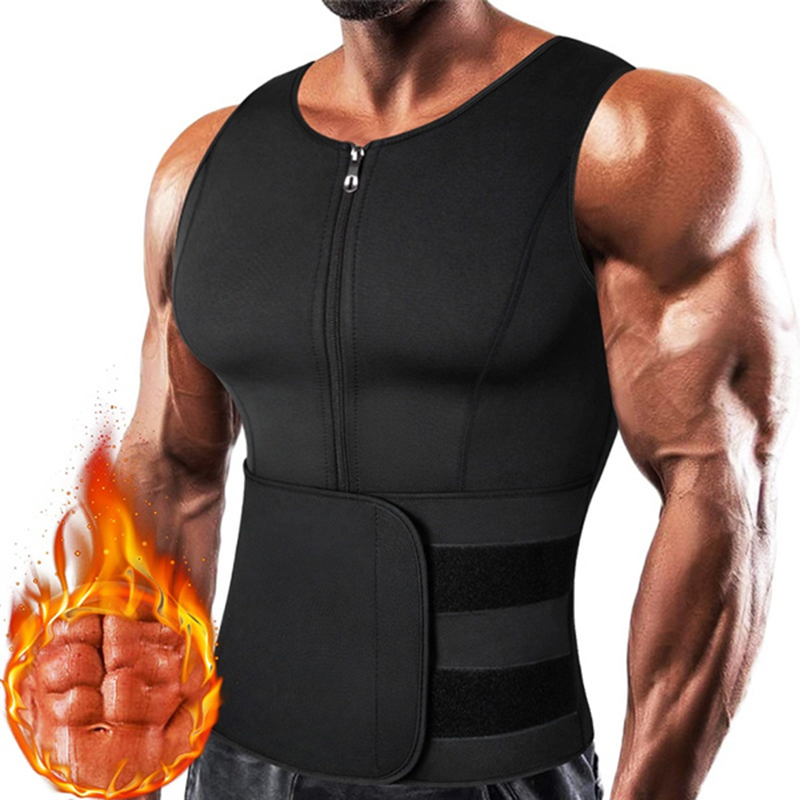 남성 네오프렌 사우나 지퍼 허리 트레이너 코르셋 조끼  - Crossfit Weight Vest 리뷰 및 가격