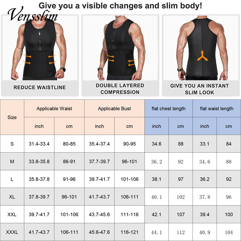 남성 네오프렌 사우나 지퍼 허리 트레이너 코르셋 조끼  - Crossfit Weight Vest 리뷰 및 가격