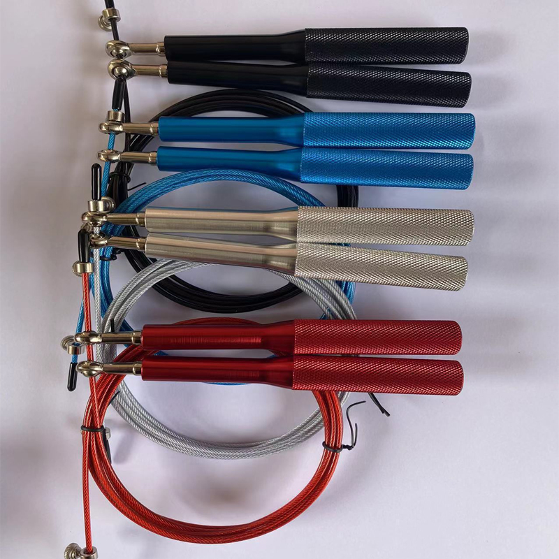 속도 건너뛰기 밧줄 경량 알루미늄 합금 손잡이와 볼 베 - Jump Rope Speed Bearing 리뷰 및 가격