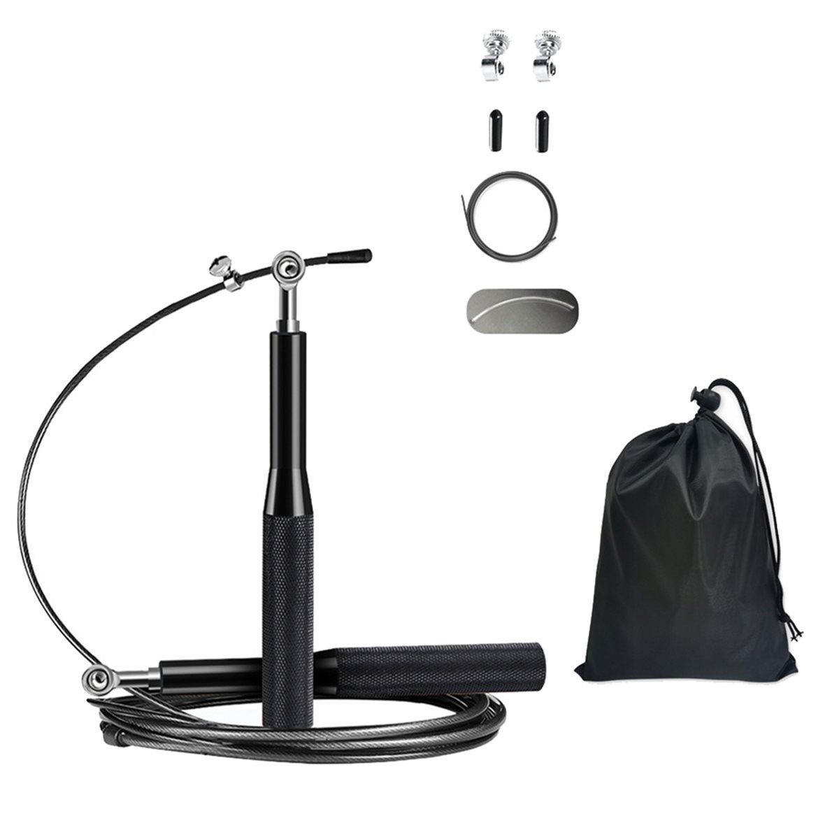 인기 조절 가능 알루미늄 핸들 와이어 로프 줄넘기, 피 - Jump Rope Speed Bearing 리뷰 및 가격