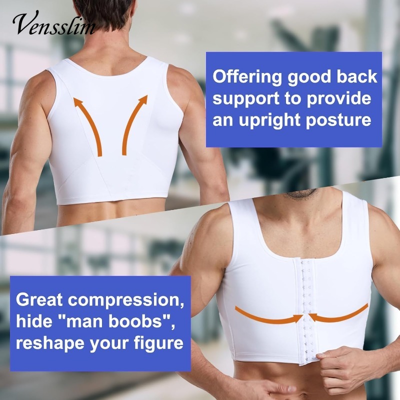 벤슬림 남성용 여성형 유방증 압박 푸쉬업 코르셋 체스트 - Crossfit Weight Vest 리뷰 및 가격