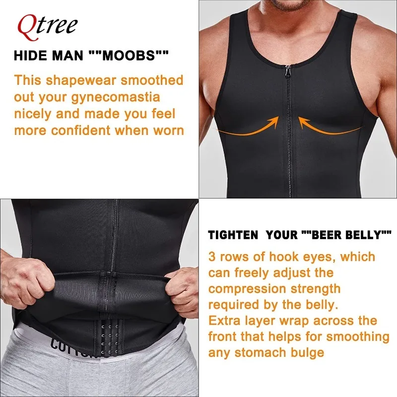 Qtree 남성용 슬리밍 사우나 탱크 탑, 보디 셰이퍼 - Crossfit Weight Vest 리뷰 및 가격